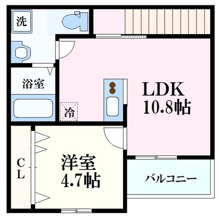 観音町駅 徒歩3分 3階の物件間取画像